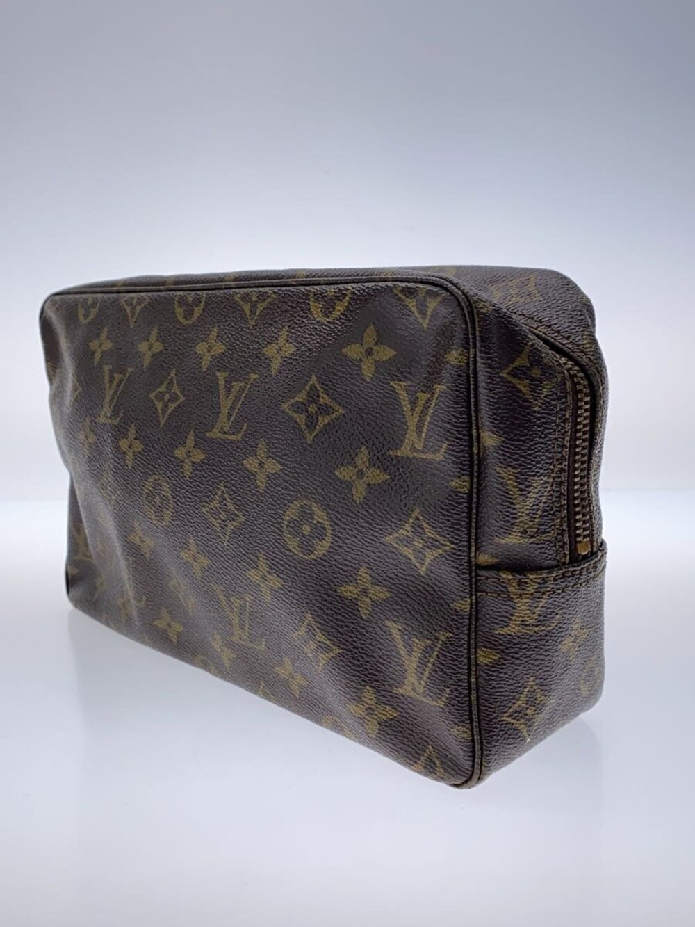 Louis Vuitton Pouch Clutch Toilette Trousse Monogram Brown